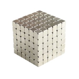 Magnetne Kockice Srebrne 5mm – 216 komad